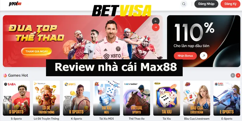 Review nhà cái Max88
